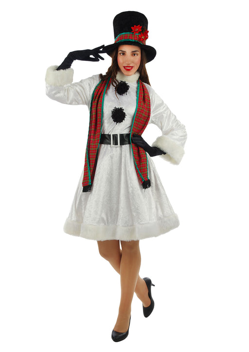 Christmas Snow Woman Costume - Adult Woman