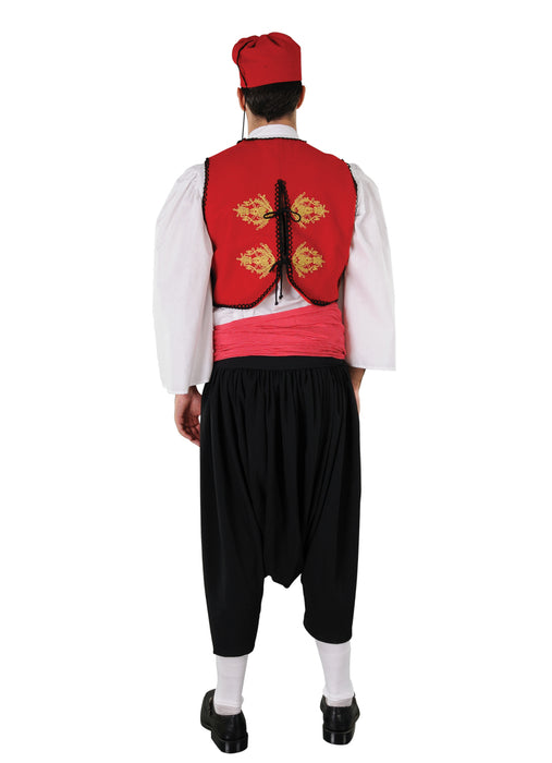 Cyclades with Embroidered Vest Man Costume