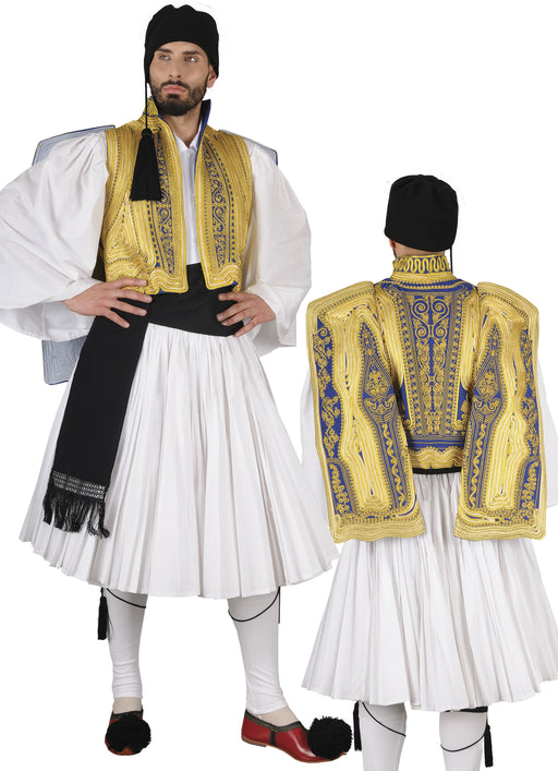 Traditional Gold Embroidered Evzone Man