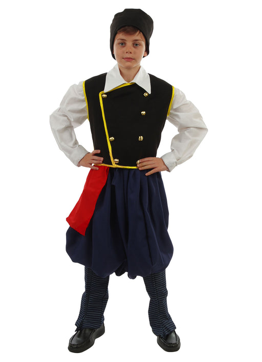Greek Boy Kefalonia Costume (Sizes 4, 6, 8, 10)
