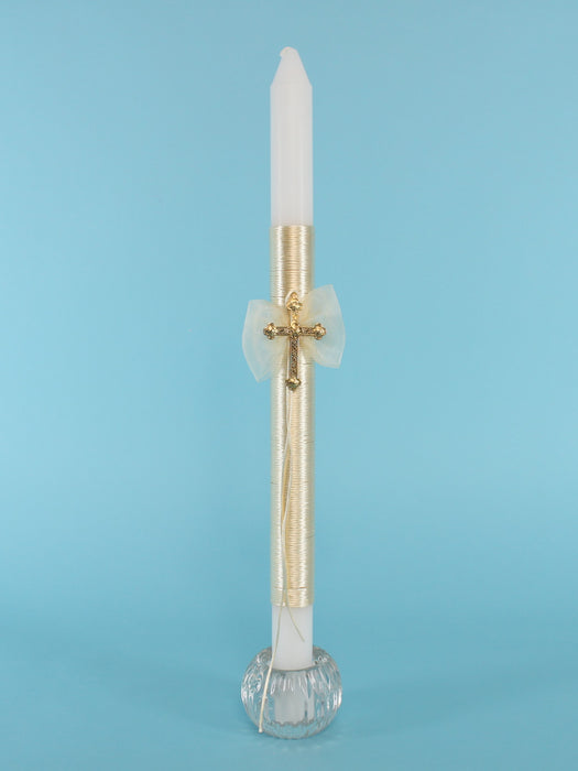 Corinth Cross Thick Stem Candle