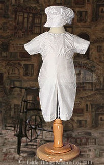Boys Silk Christening Outfit