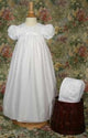 25" Nylon Tricot Gown with Embroidered Bodice