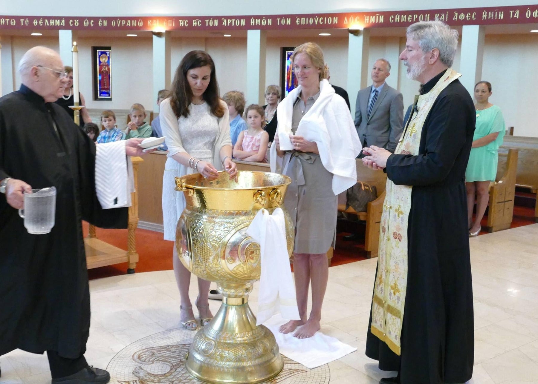 An Adult Orthodox Baptism