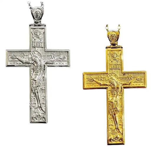 Epistithios Stavros Cross - Silver or Gold Plated