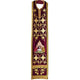 Priest Stole -Epitrachelion – Burgundy Velvet with Nativity Embroidery