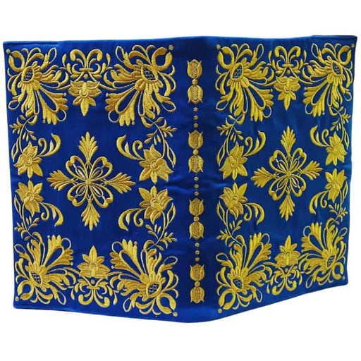 Embroidered Liturgical Bible or Book Cover – Velvet with Gold Embroidery 3-34713
