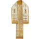 Priest Stole - Omophorion with Epitrachelion – White with Gold Embroidery and Saints