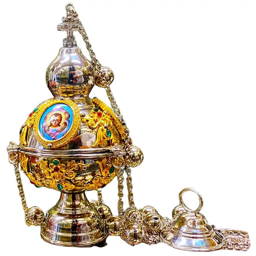 Silver Censer with Design