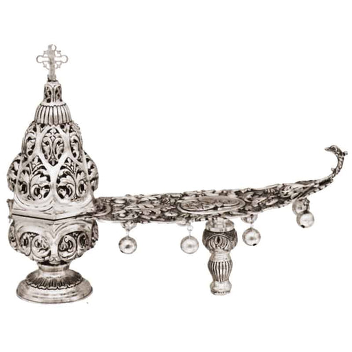 Handcrafted 925° Silver Censer – Ornate Orthodox Design