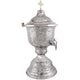 Holy Water Font with Carved Decoration - Chrome - Single Faucet