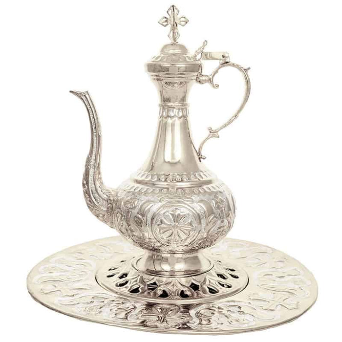 Handmade Cherouvoskesto Silver – Ecclesiastical Washing Vessel Set