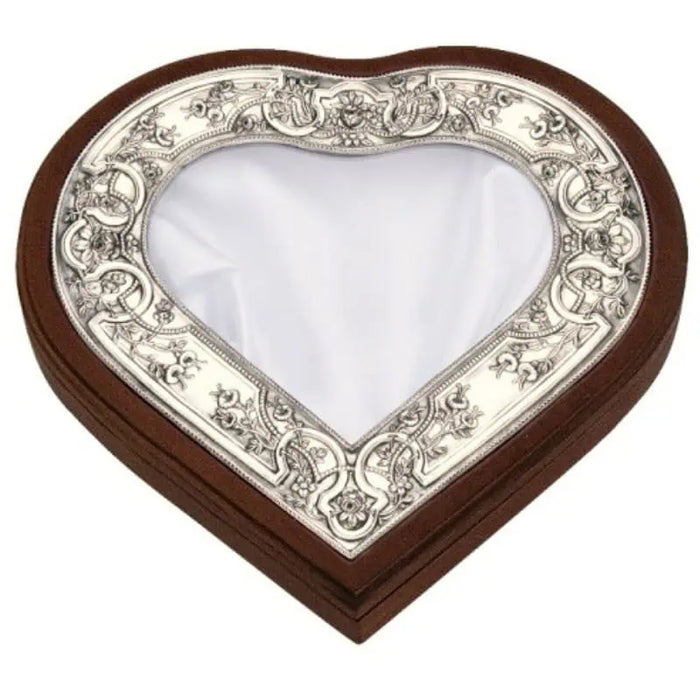 Silver Plated Heart Crown Case - Stefanothiki