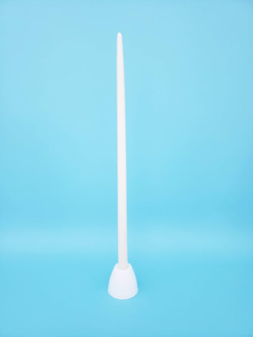 Plain *IVORY* Candle 18" -Thin Stem