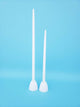 Plain White Candle 18" - Thin Stem