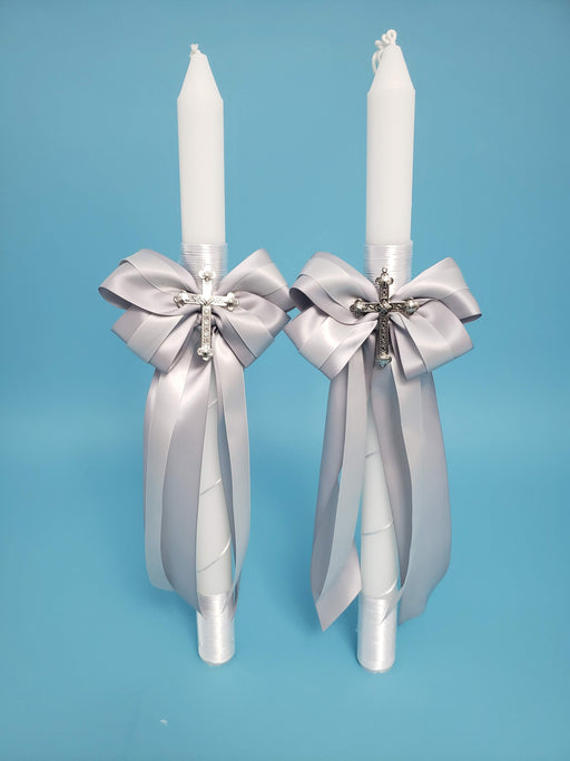 Matthew Roping Thick Stem Candle - Set of 2