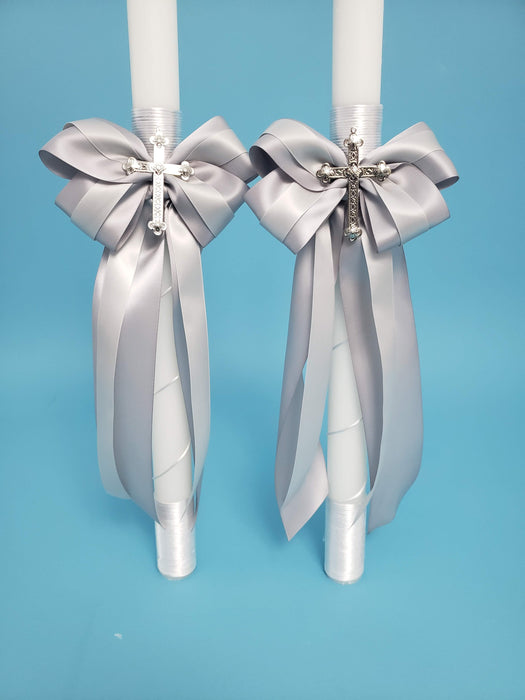 Matthew Roping Thick Stem Candle - Set of 2