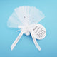 Organza Scallop Circle - Pearl Spray