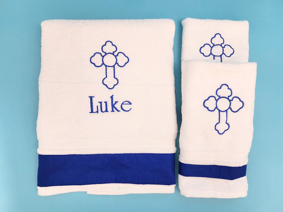 3 Piece Towel Set - Orthodox Cross