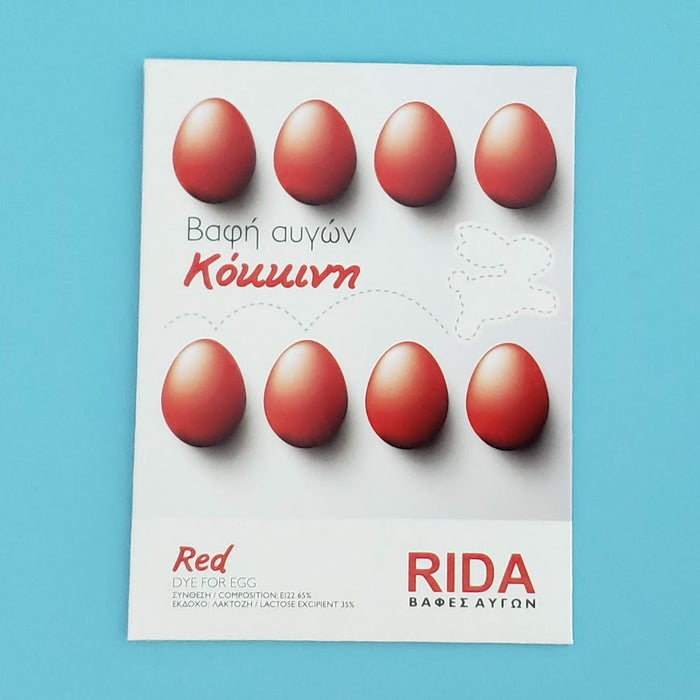 Red Easter Egg Dye by RIDA
