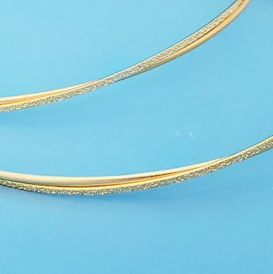 Crown Pair - Double Band Gold Wedding Stefana