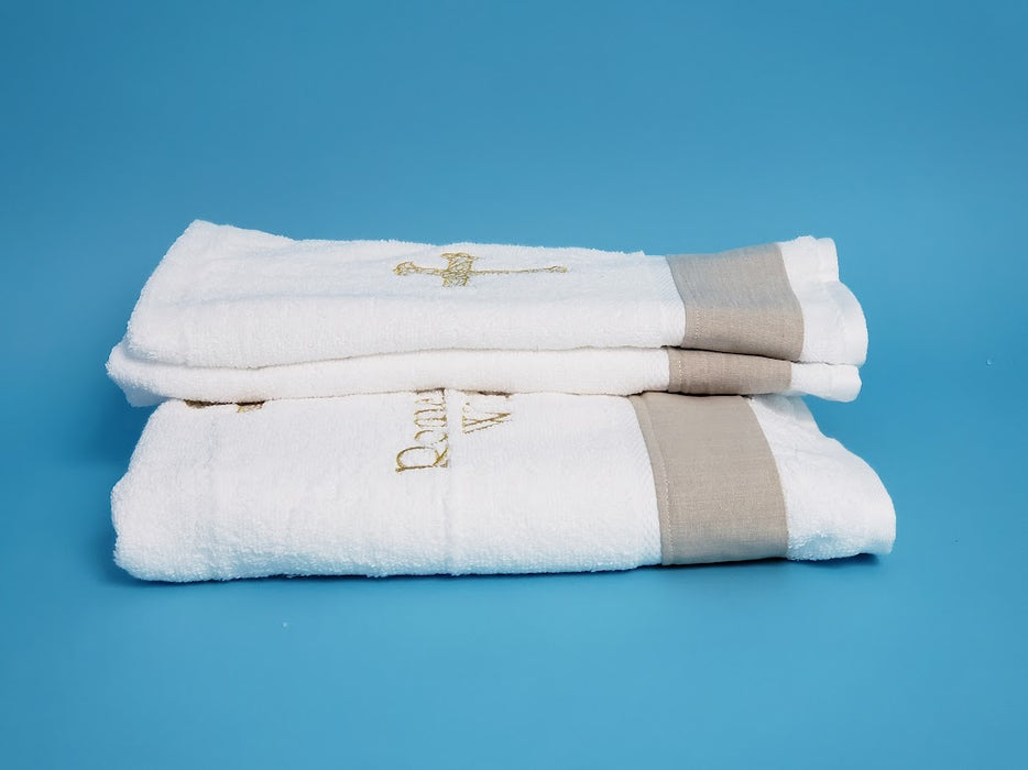 3 Piece Towel Set - Cherub Boy
