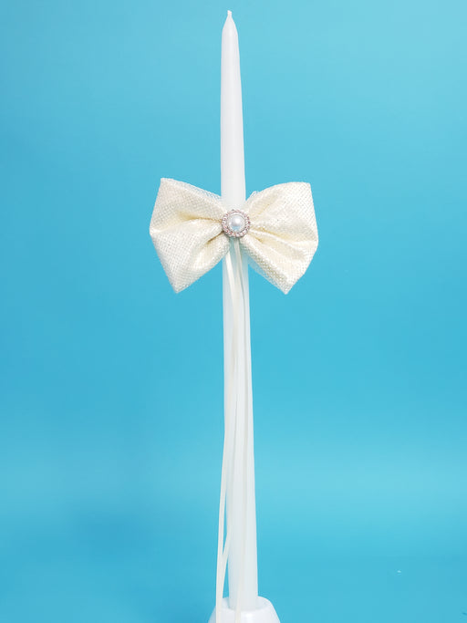 Elegance Baptism Lambatha -Tapered Candle