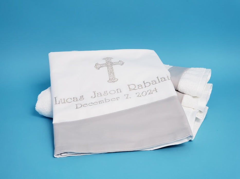 6 Piece Cherub Boy Ladopana Oil & Towel Set