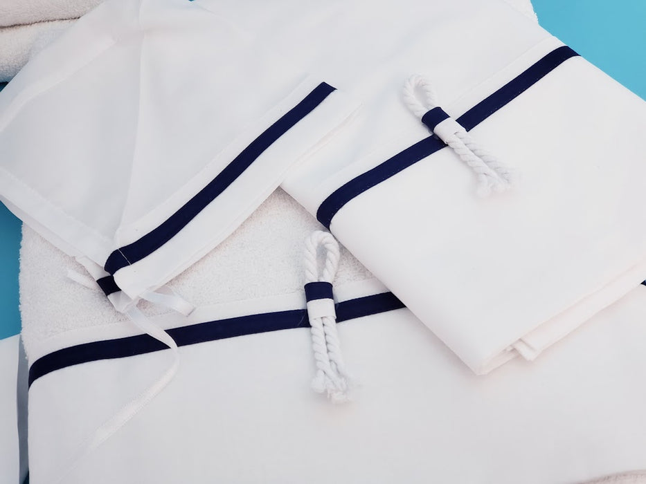 7 Piece Boy's Nautical Rope Orthodox Lathopana Oil Towel Set (3-12 month)