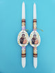 15" Easter Lambatha Candle - Panagia Virgin