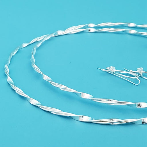 Crown Pair: Silver Twist Eternal Stefana