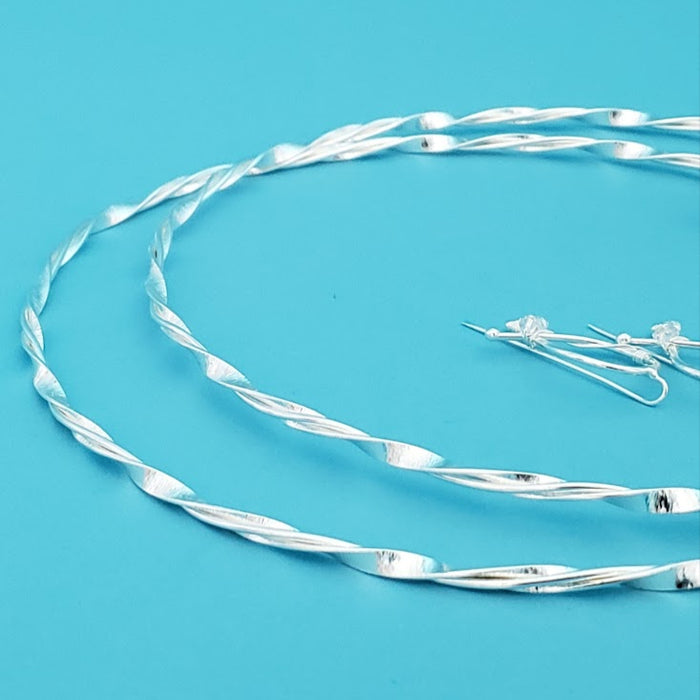 Crown Pair: Silver Twist Eternal Stefana