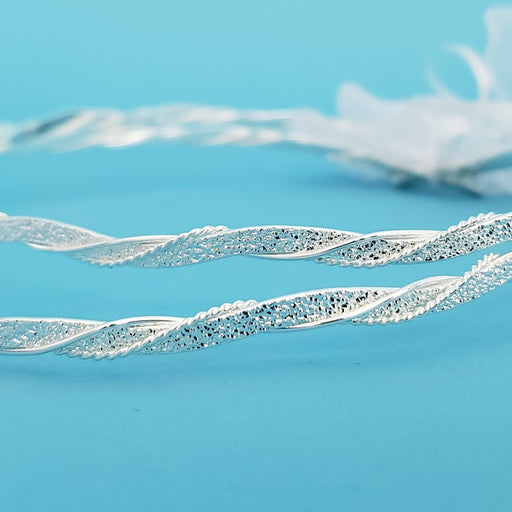 Crown Pair: Triple Silver Harmony Stefana