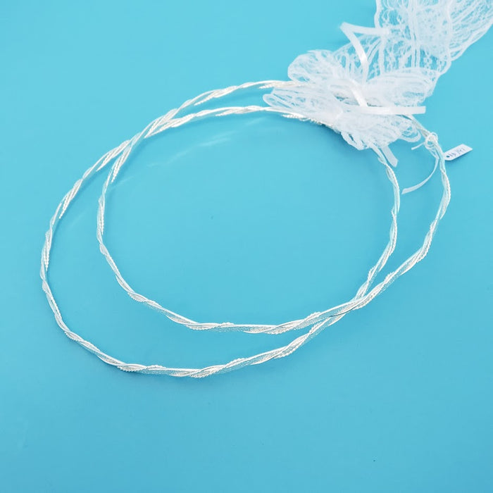 Crown Pair: Triple Silver Harmony Stefana