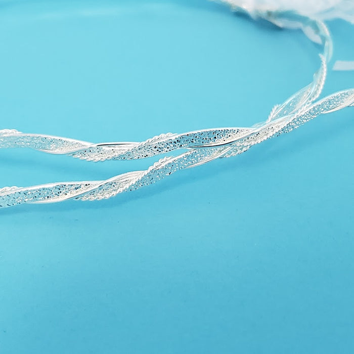 Crown Pair: Triple Silver Harmony Stefana
