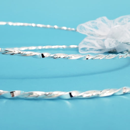Crown Pair: Eternal Grace Silver Stefana