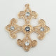 Centerpiece - Orthodox Cross with Jewels - Large or Small