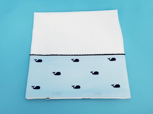 1 Piece - Boy's Oil Sheet - Whales