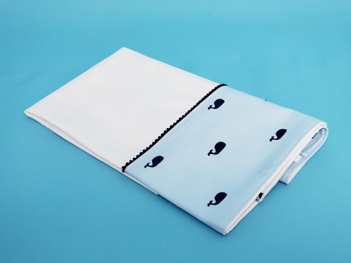 1 Piece - Boy's Oil Sheet - Whales