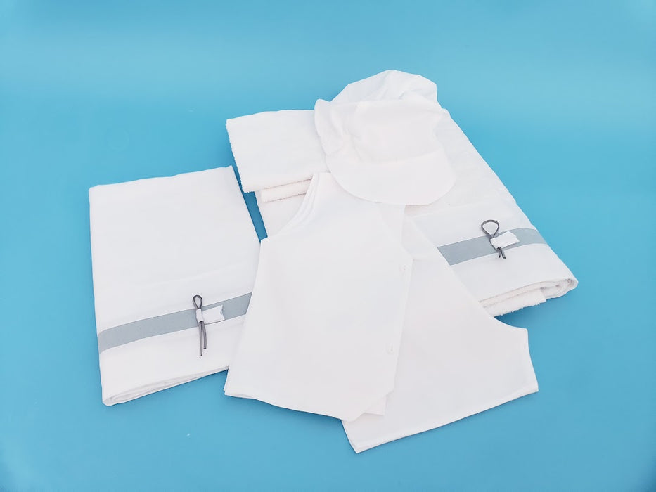 7 Piece - Boy's Christo Orthodox Lathopana Oil Towel Set