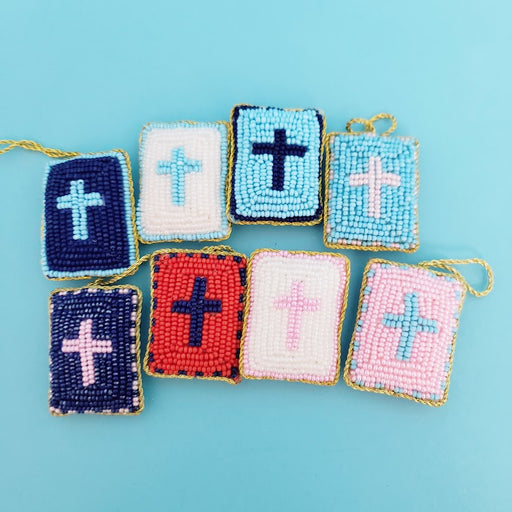 Large Beaded Cross Filakto (Various Colors)