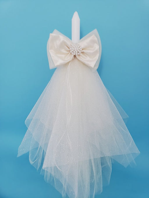 Eva Baptismal Lambatha - Thick Stem Candle