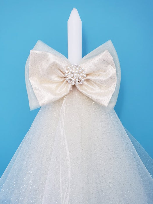 Eva Baptismal Lambatha - Thick Stem Candle