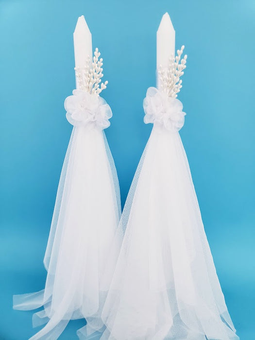 Victoria Thick Stem Candle - Set of 2