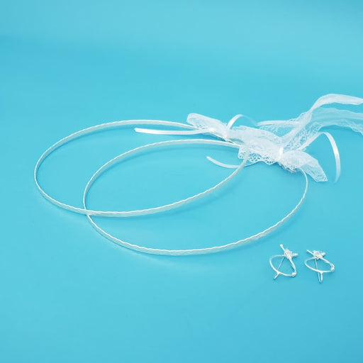 Crown Pair: Hammered Silver Stefana Wedding Crowns