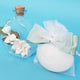 Christening Anointing Oil Bottle & Soap set - With Clay Flower