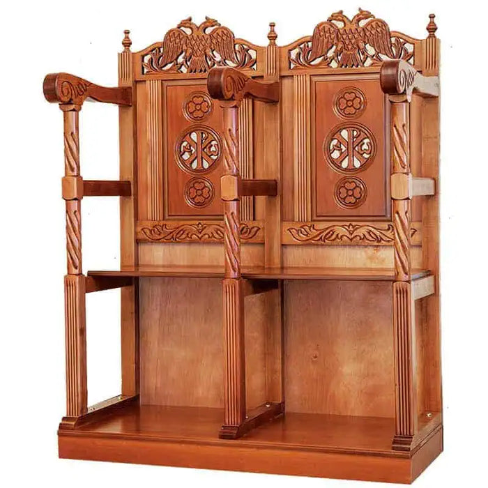 Orthodox Church Stall – Hand-Carved Wood (Single, Double, Triple, or Quadruple)