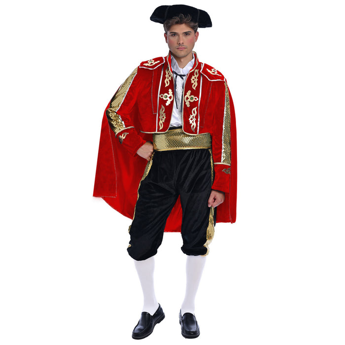 Red Velvet Matador Costume - Adult Male