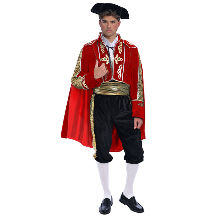 Red Velvet Matador Costume - Adult Male