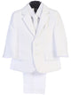 Stefan Communion Suit in BLACK NAVY OR WHITE (Sizes 6 Months to 15 Years + Husky) - Black, White or Navy